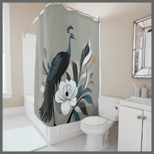 Rideaux De Douche Tourbillon d'émeraude