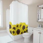 Rideaux De Douche Tournesol (En situation)