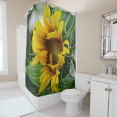 Rideaux De Douche Tournesol (En situation)