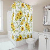Rideaux De Douche Tournesol 8 (En situation)