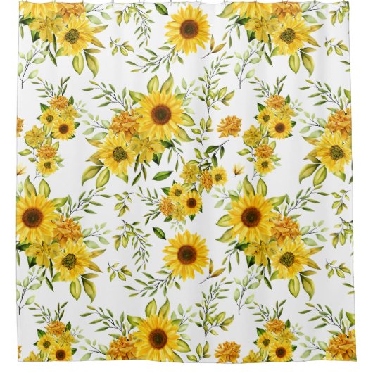 Rideaux De Douche Tournesol 8 (Devant)