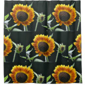 Rideaux De Douche Tournesol brillant (Devant)