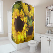 Rideaux De Douche Tournesols (En situation)
