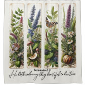 Rideaux De Douche Tout beau dans son temps botanique (Devant)