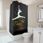 Rideaux De Douche Toute Chance De Danse (En situation)
