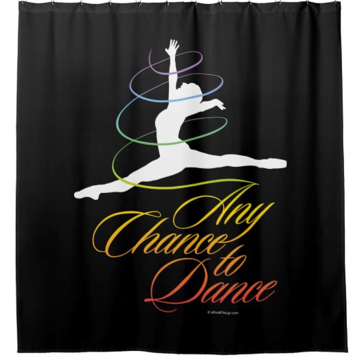 Rideaux De Douche Toute Chance De Danse (Devant)