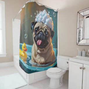 Rideaux De Douche Toutou Sloppy Endormi Mignon Drôle
