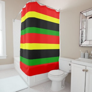 Rideaux De Douche Traces Afrocentriques