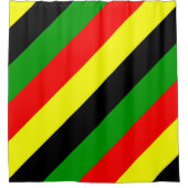 Rideaux De Douche Traces Afrocentriques (Devant)