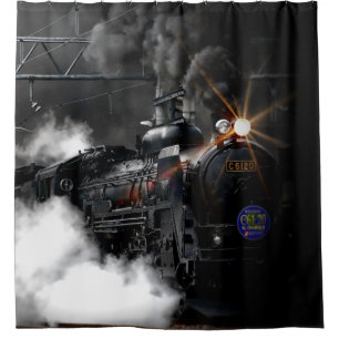 Rideaux De Douche Train à vapeur