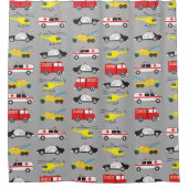 Rideaux De Douche Transport des véhicules d'urgence (Devant)