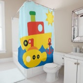 Rideaux De Douche Transport par eau Bateaux-remorques Sous-marin (En situation)