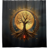 Rideaux De Douche Tree of Life – Moonlit Enlightenment (Devant)