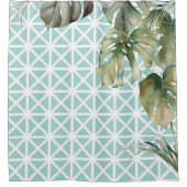 Rideaux De Douche treillis tropicale MCM (Devant)