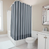 Rideaux De Douche Trendy Modern Space Gris Stripes (En situation)