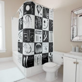 Rideaux De Douche Trente par Wassily Kandinsky (En situation)