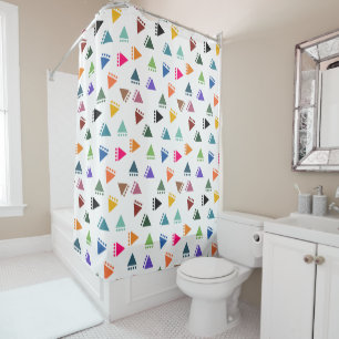 Rideaux De Douche Triangles Boho