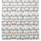 Rideaux De Douche Triangles de Bauhaus (Devant)