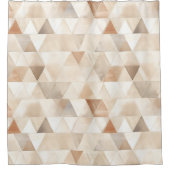 Rideaux De Douche Triangles de crème de plage (Devant)