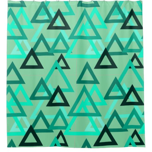 Rideaux De Douche Triangles écartés (Devant)