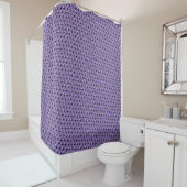 Rideaux De Douche Triangles pourpres Funky (En situation)