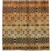 Rideaux De Douche Tribal Brown beige  (Devant)
