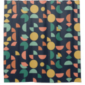 Rideaux De Douche Tribal géométrique moderne rétro (Devant)