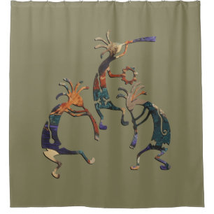 Rideaux De Douche Trio de musicien de KOKOPELLI + vos idées
