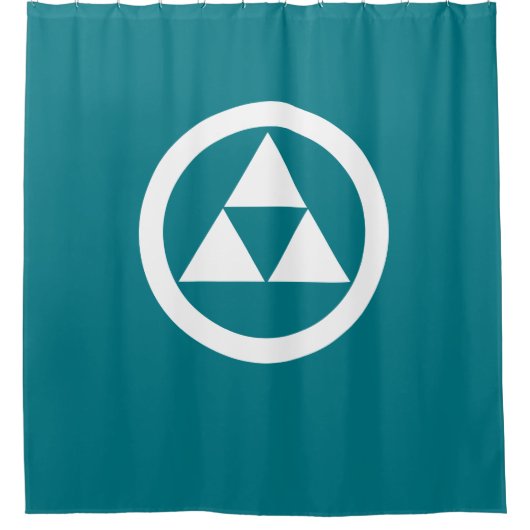 Rideaux De Douche Trois échelles en cercle (Devant)