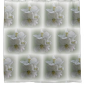 Rideaux De Douche trois fleurs blanches (Devant)