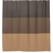 Rideaux De Douche Trois nuances de café Brown (Devant)