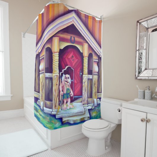 Rideaux De Douche Troll scandinave - Equinus (En situation)