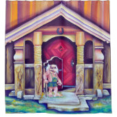 Rideaux De Douche Troll scandinave - Equinus (Devant)