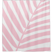 Rideaux De Douche Tropical Palm Leaf Baby Rose (Devant)