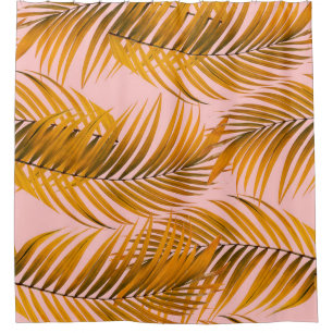 Rideaux De Douche Tropical réaliste Feuille Motif tendance Mode C