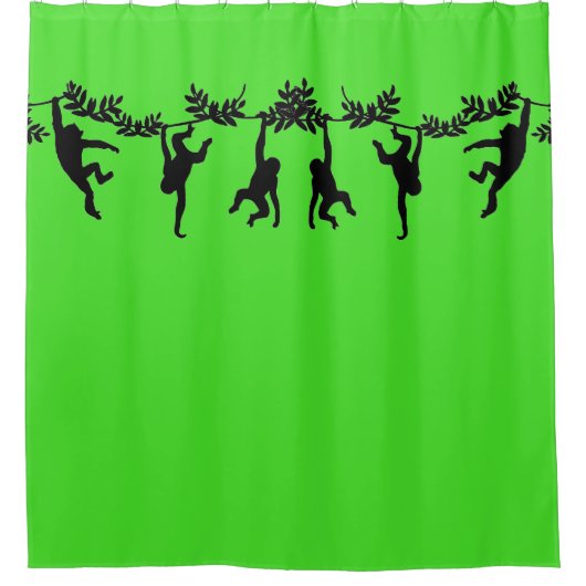 Rideaux De Douche Troupe de singes (Devant)