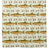 Rideaux De Douche Trout Eau douce Pêche Lac Bain Cabine (Devant)