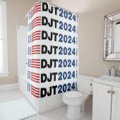 Rideaux De Douche Trump 2024 DJT (En situation)