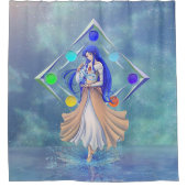 Rideaux De Douche TSDS : Couverture Miral Akemi Art Solo Eau (Devant)