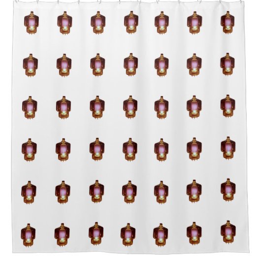 Rideaux De Douche Tube de transmission à vide luminescent (Devant)