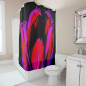 Rideaux De Douche Tulipe de Neon Glow (En situation)