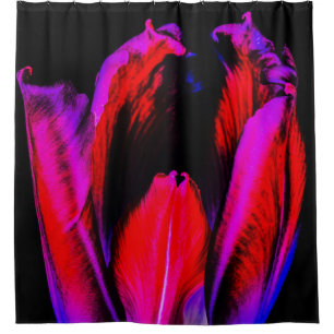 Rideaux De Douche Tulipe de Neon Glow