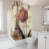 Rideaux De Douche Tulipe de Paris (En situation)