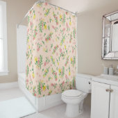 Rideaux De Douche Tulipes aquarelles (En situation)