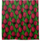 Rideaux De Douche Tulipes rouges (Devant)
