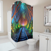 Rideaux De Douche Tunnel Trails (En situation)