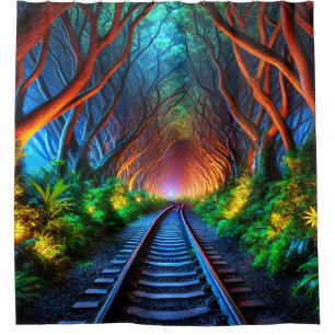 Rideaux De Douche Tunnel Trails