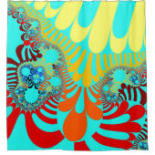 Rideaux De Douche Turquoise arc-en-ciel (Devant)