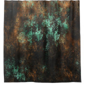 Rideaux De Douche Turquoise Cooper Patina Metallic (Devant)