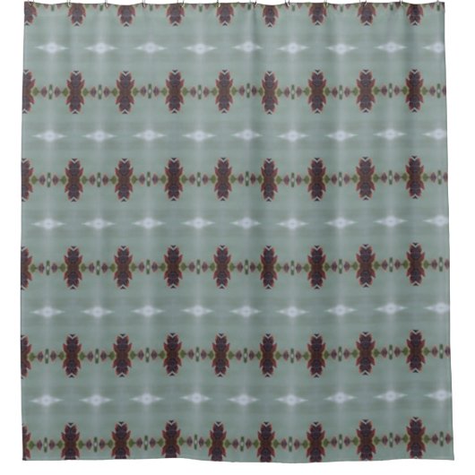 Rideaux De Douche Turquoise Et Plum (Devant)